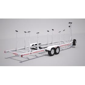 Sailboat Trailer 3D model